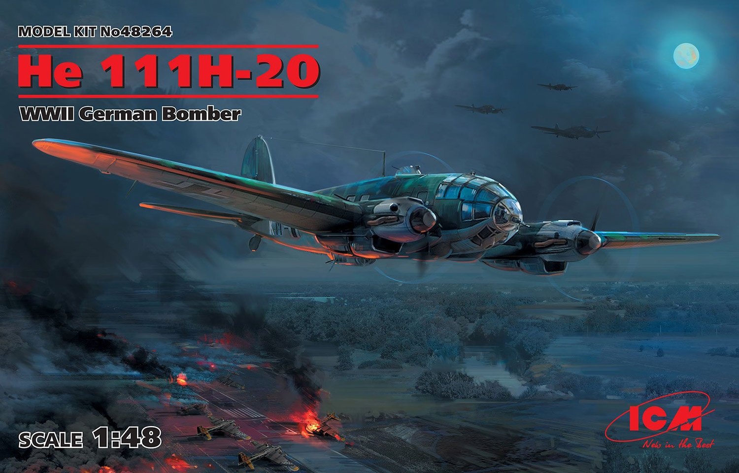 Xtradecal 1/72 Heinkel He 111H-5/H-5y/he 111H-6 # 72248 