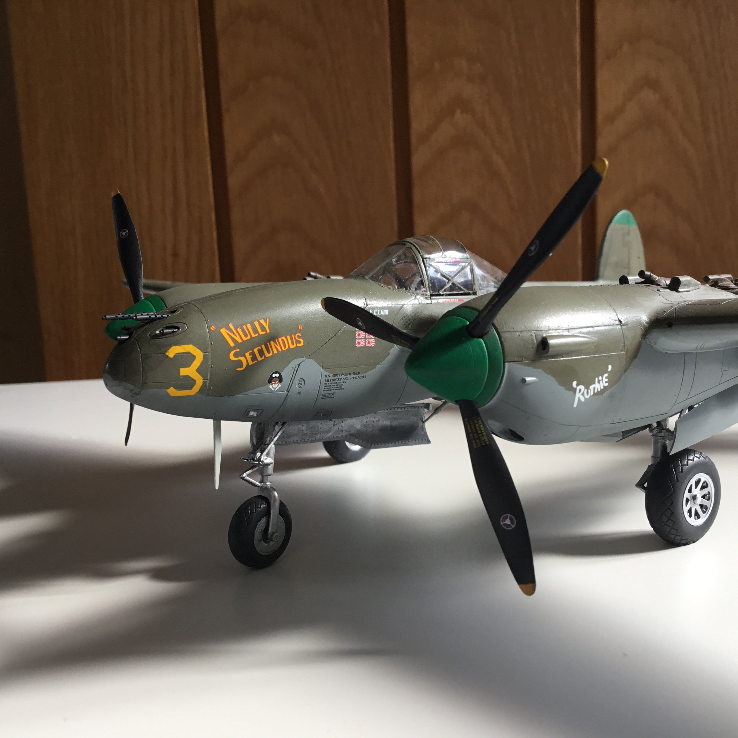 P-38F (Tamiya) Build #1 – The Parts and Construction Goes Quickly Because  of EXCELLENT Parts Fit